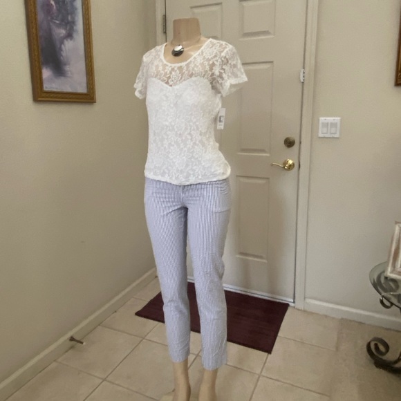 “MERONA” 💙 Super Cute 💛Classic Coupe Capri pants - Picture 7 of 16